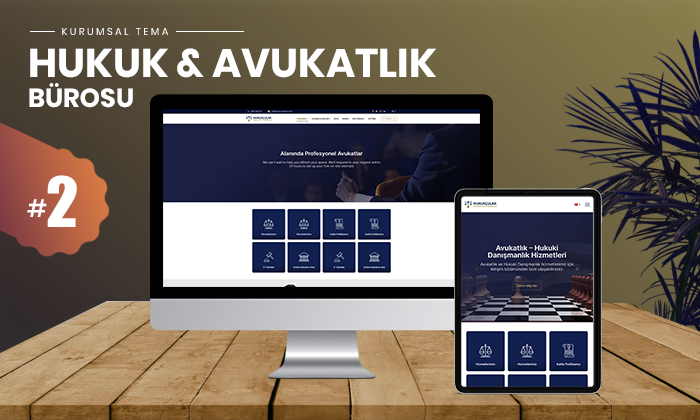 
 Hukuk & Avukatlık Bürosu Teması #2 
