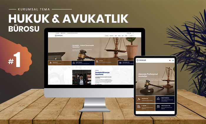 
 Hukuk & Avukatlık Bürosu Teması #1 
