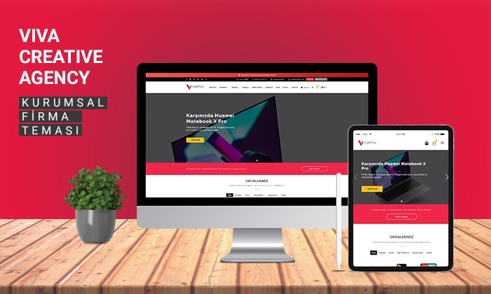 
 Creative Agency Kurumsal Ürün Satış Teması 
