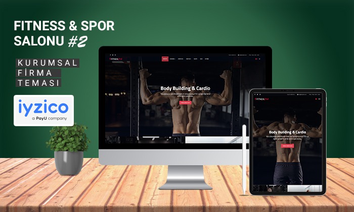 
 Fitness & Spor Salonu Kurumsal Tema #2 
