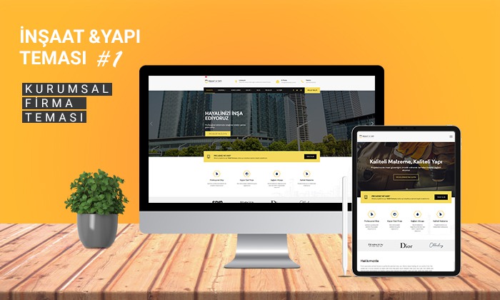 
 İnşaat ve Yapı Kurumsal Teması #1 
