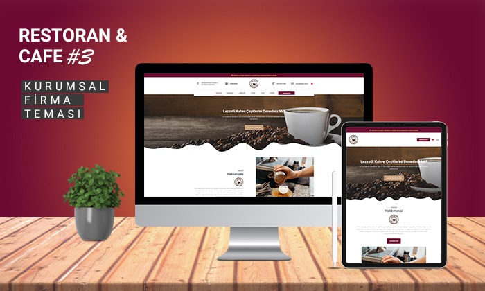 
 Restoran & Cafe Kurumsal Tema #3 
