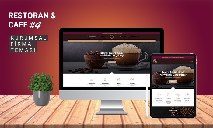 
 Restoran & Cafe Kurumsal Tema #4 
