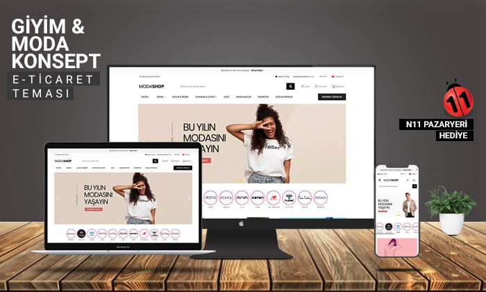 
 Giyim & Moda E-Ticaret Konsepti #1 
