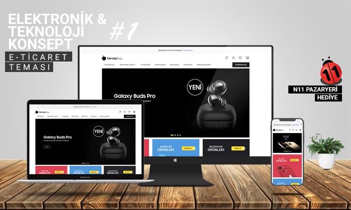 
 Teknoloji & Elektronik Satış E-Ticaret Konsepti 
